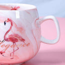 Large Ceramic Coffee Mugs Large Handle for Men Women  U0212 pink