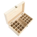 25 Wooden Slots Aromatherapy Essential Oil Storage Box