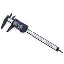 150mm 6inch LCD Digital Electronic Carbon Fiber Vernier Calipers Measuring A