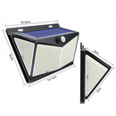 Solar Powered 212 LED PIR Motion Sensor Wall Light Garden Outdoor Lamp Lighting