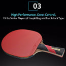 Huieson Super Powerful Ping Pong Racket Bat,6 Star Table Tennis Racket Stic