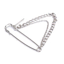 Unisex Classic Chain Pin Brooches Fashion BF Punk Hip Hop Jewelry GiftsJR