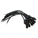 5Pairs Male to Female 2 Pin Connector Cable For Single Color LED Strips Light