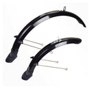 Folding Bike Mud Guard Stopper 14'' Flexible V-Brake Front Rear Mudguard Fender