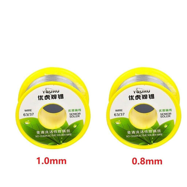 2pcs 63/37 Tin Lead Rosin Core Solder Welding Wire for Electrical Soldering