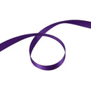 1cm*91.4m Double Faced Satin Ribbon Purple
