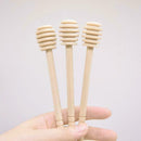 Profession Long Handle Wooden Honey Spoon Mixing Stick Kitchen Tools Dipper M4M2