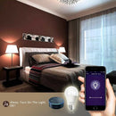 E27 Wifi Smart LED Light Bulb RGB CW Lamp Voice Control with Alexa Google H O1J1
