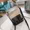 Fashion 2Pcs Transparent Pvc Ladies Shoulder Bag Summer Beach Large Handbag A9E9