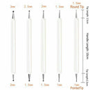 15 Pcs Dotting Tools Set, Ball Stylus Embossing Pattern Clay Sculpting Carv B5Z1