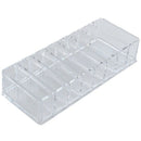 New 8 Slot Acrylic Compact Holder Powder Eye Blush Makeup Case Storage Orga