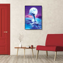 Dolphin Jump Cross Stitch 5D DIY Diamond Painting Full Drill Embroidery Kit