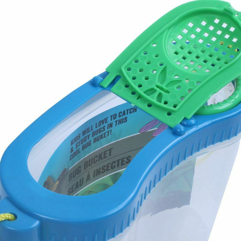 3pc Educational Kids Backyard Catching Kit Catch & Store Tweezers Y5M8