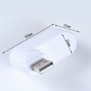 Mini 3 Port USB 2.0 Rotate Splitter Adapter Hub for PC Laptop Notebook Expans Hn