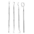 Dental Instruments Set Oral Care Tools With Mouth Mirror Tweezers Probe Heat HGT