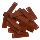 20pcs DIY Retro Synthetic PU Leather Tags DIY Handmade Sew Label Patches 2#
