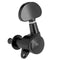 3R3L Black Locked String Tuners Tuning Peg Key Machine Heads Semicircle But