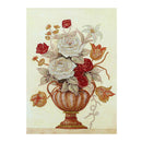 40 x 30cm Small Round Mosaic Lily Vase Embroidery DIY Diamond Painting Decor