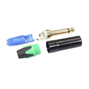 6.35mm Mono Male Plug Connector DIY Soldering Plug for Microphone (Green)