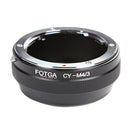 For CY Lens To Olympus E- E-PL3 for Panasonic GF1 GF5 GF6 G3 4/3 Adapter