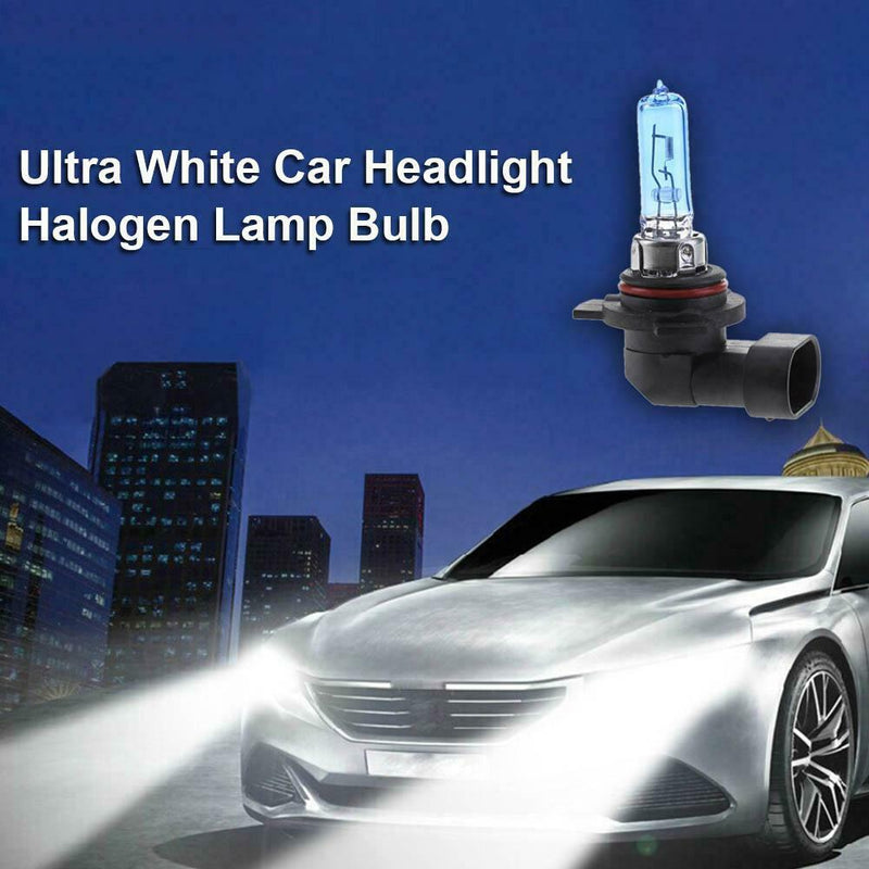 1pc 9012 55W 6500K 12V Xenon Ultra White Car Headlight Halogen Lamp Bulb A