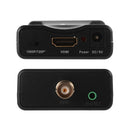 Black Converter BNC To HDMI Conector TV Signal With USB Cable HD 1080P/720P