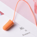 1 pair Slow Rebound Foam Earplug Noise Reduction Comfort Ear Plug with Cord/MO