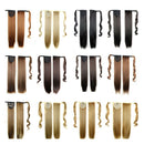 60Cm Long Straight Clip In Hair Tail False Hair Ponytail Hairpiece With Hai S1W7