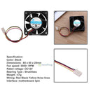 Mini 12V 3Pin Brushless Super Quite Case 60mm PC Computer CPU Cooling Fan Black