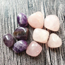 6Pcs Mixed Natural Assorted Tumbled Stones Crystal Healing 10--25mm