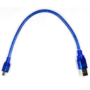 New USB 2.0 A Male to MINI B 5pin USB Male Converter Data Cable High Speed 30CM