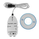 Guitar to USB Sound Player Sound Card Effector Link Audio Cable (White)