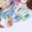 Mini Resettable 3 Digit Combination Travel Luggage Suitcase Code Lock- OZ
