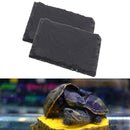 2x Stone Coasters Set - Natural Edge Stone Drink Coasters for Bar and Home