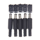 5pcs dc power jack socket connector dc-005 5.5*2.1mm socket round the needle  Z