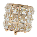 2pcs Crystal Wedding Party Tea Light Votive Candle Holder Candlestick Decor