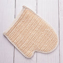1X exfoliating bath glove natural sisal shower sponge cleansing body scrubber Ew