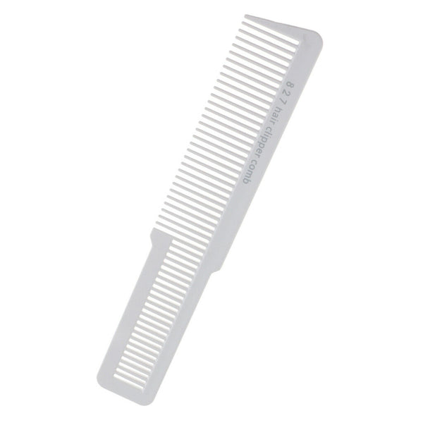 Professional Flat Top Comb Hair Care Stylist Hair Cutting Tool White