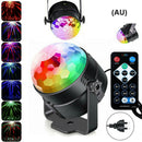 Sound Activated Strobe Disco Light Self-Propelled LED RGB Stage Lamp (AU) A
