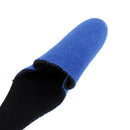 Fishing Rod Tip Cover Rod Sleeve Pole Glove Protector + Rod Tie Strap Blue