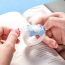 Transparent Masking Tape Blue/Pink Student Writing Copy Tape with Tape Cutt lj