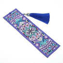 DIY Special Shaped Diamond Painting Creative Leather Tassel Bookmark Gift
