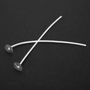 50pcs 10cm Pre Waxed Candle Wicks With Sustainers For Candle Making DIY