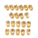 20Pcs Durable Main Jet for Carburetor Injector Nozzle Main Jet 85 - 105
