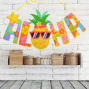Hawaii Party Pennant Letter Pineapple Hanging Banners Decor Birthday Party
