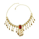 1 x Metal Hair Band Headband Headdress Rubin for Belly Dancing Trend U4J9