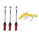 3pcs Car Motorcycle ATV Tyre Changing Spoons Tire Levers with 2 Rim Protectors