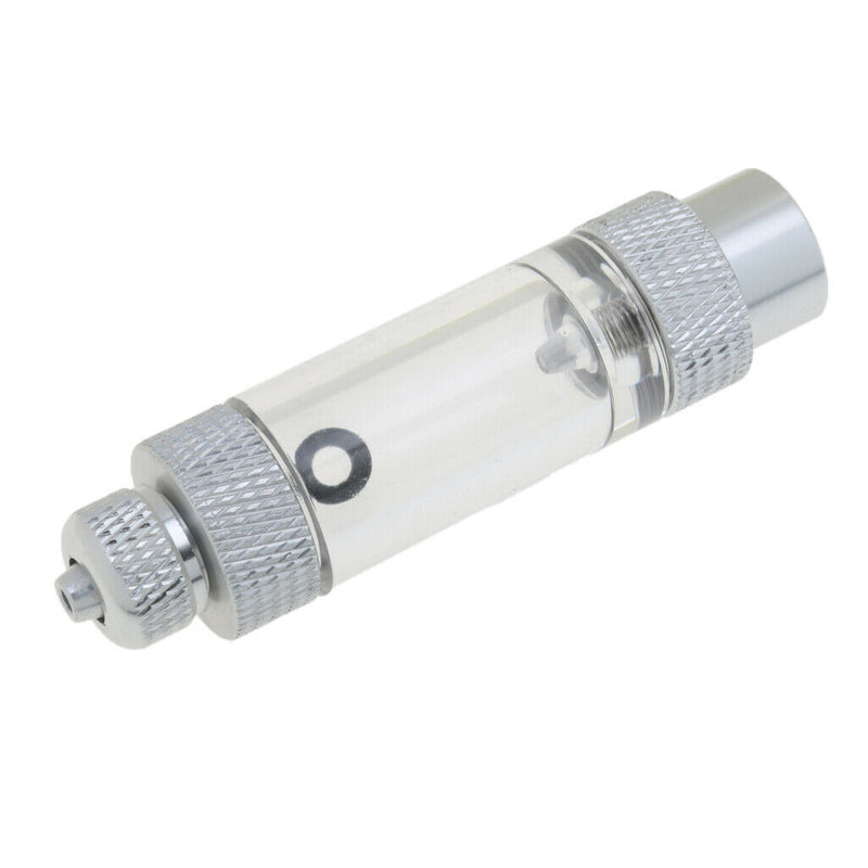 2 Pcs Aluminium Aquarium Inline CO2 Bubble Counter With Check Valve