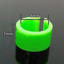 100x Bird Leg Band 8mm Pigeon Chicks Bantam Poultry Plastic Leg Ring/ Split U9K7