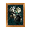5D DIY Wolf Diamond Painting Embroidery Cross Stitch Kit Home Kids Decor
